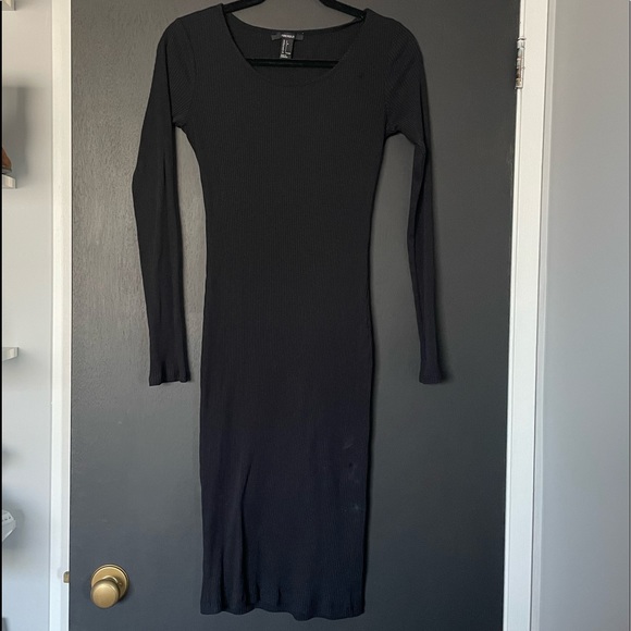 Forever 21 Dresses & Skirts - 2/$30 - Forever 21 Black Bodycon Midi Dress - Size Large